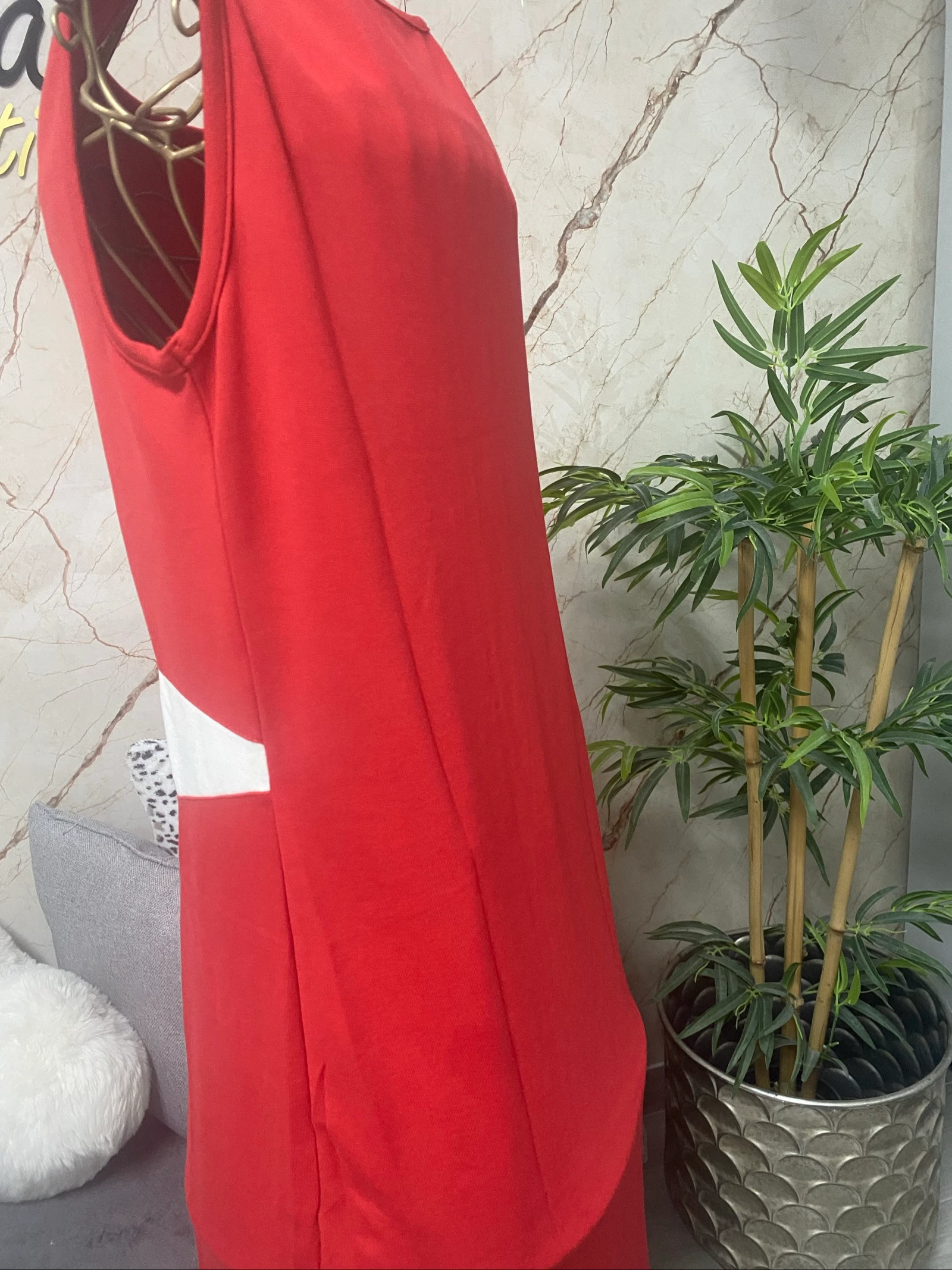 Vestido Rojo y blanco – photo 6